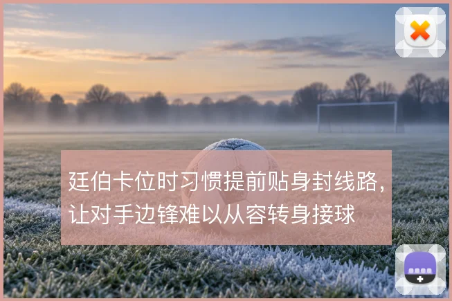 廷伯卡位时习惯提前贴身封线路,让对手边锋难以从容转身接球